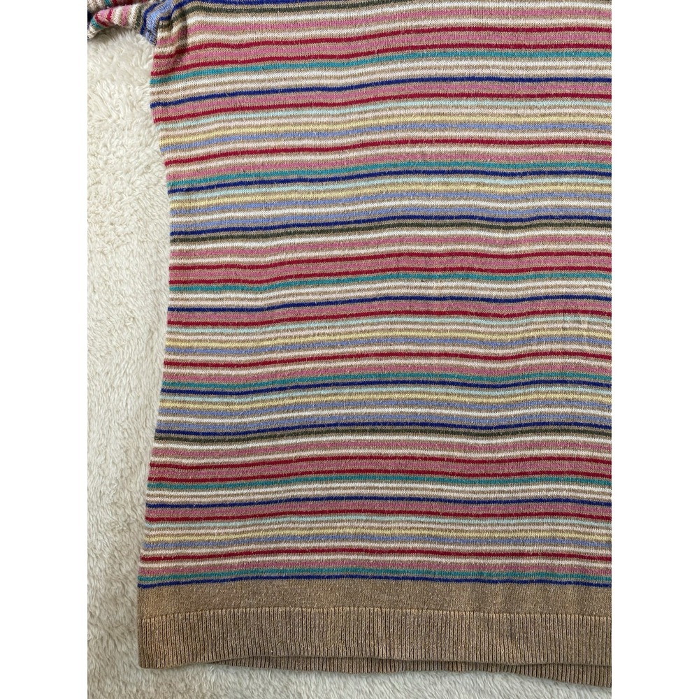 Talbots Colorful Striped Women's 2X Lightweight Knit Sweater - Picture 6 of 14